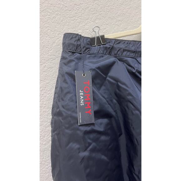 Tommy Jeans NWT Men's Navy Blue/Gray Reversible drawstring waist XL Track Pants - Picture 6 of 12